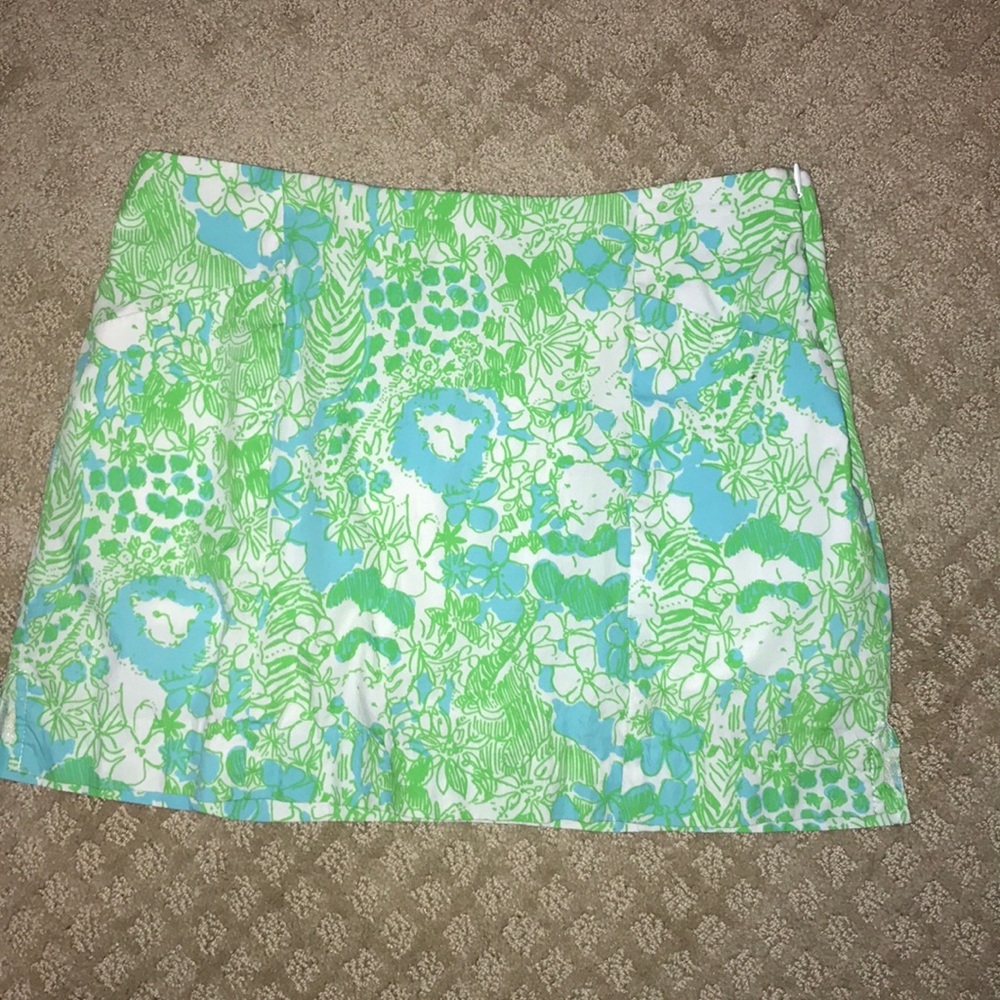 Lily Pulitzer Green and Blue skirt